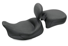 Mustang 08-21 Harley Electra Glide Std,Rd Glide,Rd King,Str Glide Touring Solo Seat - Black - 79446