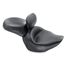 Mustang 06-15 Yamaha Roadliner, Stratoliner Wide Touring Recessed Passenger Seat - Black - 79455