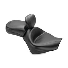Mustang 07-15 Honda VT750C2 Spirit, 10-20 Phantom Wide Touring 2PC Seat w/Driver Backrest - Black - 79471