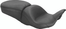 Mustang 08-21 Harley Electra Glide, Rd Glide, Rd King, Str Glide Lowdown Touring 1PC Seat - Black - 79700