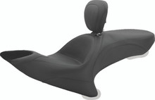Mustang 08-21 Harley Rd King, 06-07 Str Glide 1906-07,00-05 Eagle Touring Solo Seat Diamond - Black - 79725