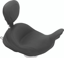 Mustang 08-21 Harley Electra Glide Std,Rd Glide,Rd King,Str Glide Lowdow Touring Solo Seat - Black - 79910
