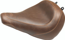 Mustang 18-21 Harley Fat Boy Wide Tripper Solo Seat - Brown - 83020