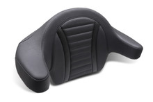 Mustang 23-24 HD CVO Road Glide(ST), 2024 Rd Glide and Street Glide Deluxe Pass Arm Backrest - Black - 88403