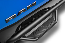 N-Fab Podium LG 09-14 Dodge Ram 1500 Quad Cab SRW - Tex. Black - Cab Length - 3in - HPD0973QC-TX