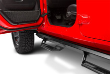 N-Fab Predator Pro Step System 2019 Jeep Wrangler JT 4DR Truck Full Length - Tex. Black - PRJ1980T-TX