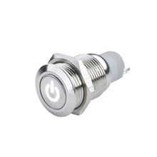 Oracle Pre-Wired Power Symbol On/Off Flush Mount LED Switch - White SEE WARRANTY - 2009-001