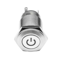 Oracle Pre-Wired Power Symbol On/Off Flush Mount LED Switch - Green SEE WARRANTY - 2009-004