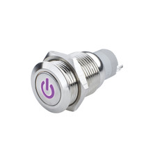 Oracle Power Symbol On/Off Flush Mount LED Switch - UV/Purple SEE WARRANTY - 2057-007