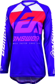 Answer 23 Syncron CC Jersey Purple/White/Red Womens - Large - 447320
