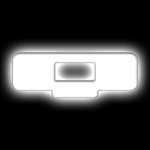 ORACLE Lighting Universal Illuminated LED Letter Badges - Matte Wht Surface Finish - Q SEE WARRANTY - 3140-Q-001