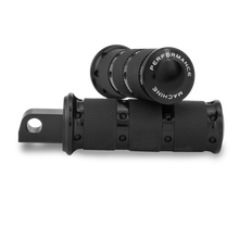 Performance Machine Footpegs XLS - Black Ano - 0035-1161-B