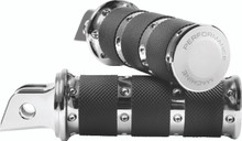 Performance Machine Footpegs XLS Rider - Chrome - 0035-1247M-CH