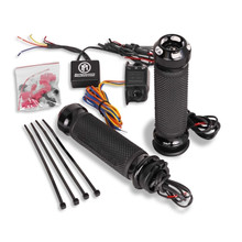 Performance Machine FLTRX TBW Heated Grips Apex - Contrast Cut - 0063-2095-BM