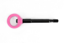 Perrin 2022 Subaru WRX / 18-21 Crosstrek / 14-21 Forester Tow Hook Kit (Front) - Hyper Pink - PSP-BDY-237HP