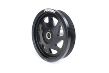 Perrin 2022 BRZ/86 / 19-22 Subaru WRX Lightweight Crank Pulley (FA/FB Eng w/Small Hub) - Black - PSP-ENG-106BK