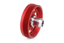 Perrin 2022 BRZ/86 / 19-22 Subaru WRX Lightweight Crank Pulley (FA/FB Eng w/Small Hub) - Red - PSP-ENG-106RD