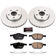 Power Stop 13-18 Ford C-Max Front Z17 Evolution Geomet Coated Brake Kit - CRK5976