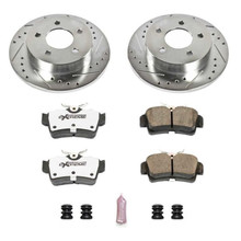 Power Stop 94-04 Ford Mustang Rear Z26 Street Warrior Brake Kit - K1303-26