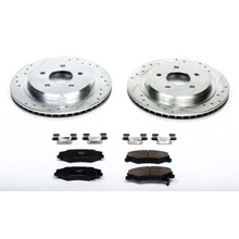 Power Stop 04-09 Cadillac XLR Rear Z23 Evolution Sport Brake Kit - K1563