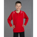 Kid's cooldry raglan L/S polo