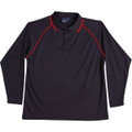 Kid's cooldry raglan L/S polo