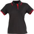Ladies' Poly/Cotton Contrast Pique S/S Polo