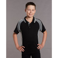 Kids' mini waffle CoolDry Polo