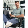 Men's cotton stretch polo