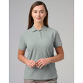 ladies cotton stretch polo