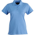 ladies cotton stretch polo