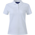 ladies cotton stretch polo