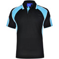 Men's Cooldry Contrast Polo With Sleeve Panel