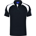 Men's Cooldry Contrast Polo With Sleeve Panel