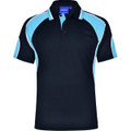 Men's Cooldry Contrast Polo With Sleeve Panel