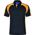 Men's Cooldry Contrast Polo With Sleeve Panel