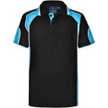 Kid's Cooldry Contrast Polo With Sleeve Panel