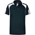 Kid's Cooldry Contrast Polo With Sleeve Panel