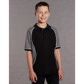 Kids' TrueDry Tri-colour S/S Pique Polo