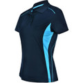 Ladies' Cooldry S/S Contrast Interlock Polo