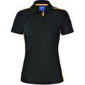 Ladies' rapid cool short sleeve contrast polo