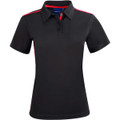 Ladies' rapid cool short sleeve contrast polo