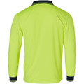 Hi-Vis truedry safety polo L/S