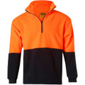 Hi-Vis polar fleece half zip pullover