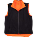 Hi-Vis Reversible Safety Vest With Hoop Pattern 3M Tapes