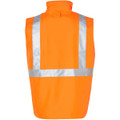 Hi-Vis Reversible Safety Vest With Hoop Pattern 3M Tapes