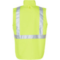 Hi-Vis Reversible Safety Vest With Hoop Pattern 3M Tapes