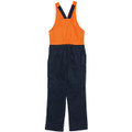 Hi-His Two Tone Men's Cotton Drill Action Back Overall-Regular