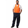 Hi-His Two Tone Men's Cotton Drill Action Back Overall-Stout
