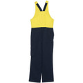 Hi-His Two Tone Men's Cotton Drill Action Back Overall-Stout